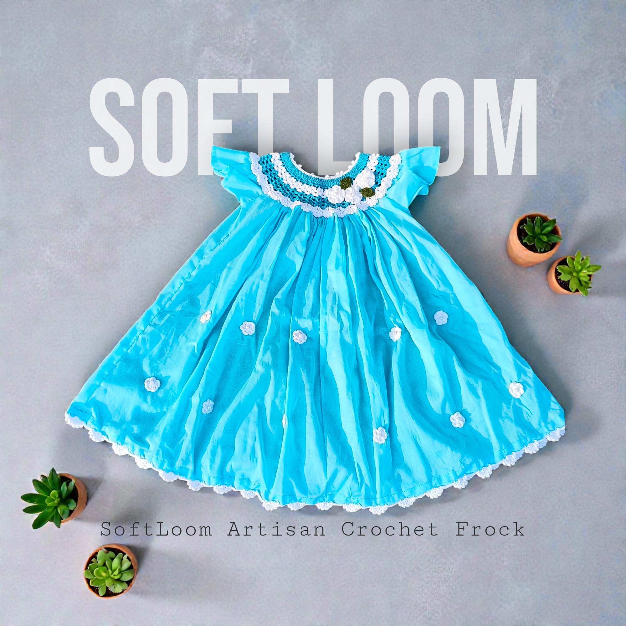 Soft Loom Artisan Crochet Frock